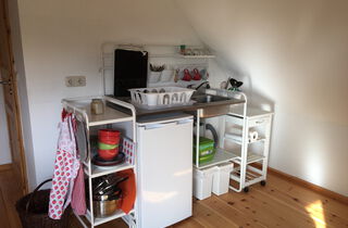 Ferienzimmer Apfeltraum in Gusow-Platkow im Oderbruch | Küchenzeile